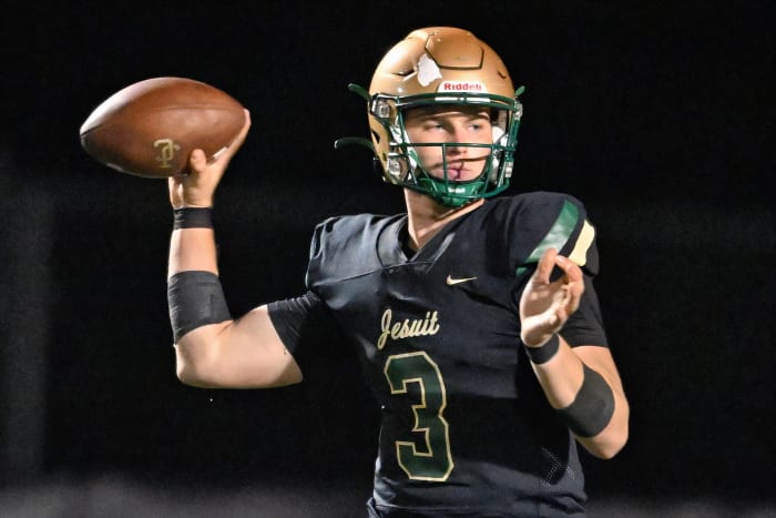 Trey Cleeland (Jesuit) photo by Leon Neuschwander